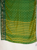 MIMOSA Rama Banarasi Saree — pallu and zari work detail