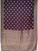MIMOSA Jamun Kanjivaram Saree — pallu and zari work detail