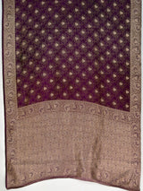 MIMOSA Jamun Kanjivaram Saree — pallu and zari work detail