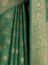 MIMOSA Rama Kanjivaram Saree — fleets shot full lifestyle