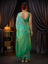 MIMOSA Rama Jaipur Saree — pose 2 styling detail