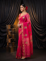 MIMOSA Rani Jaipur Saree — pose 3 styling detail