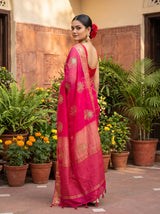 MIMOSA Rani Jaipur Saree — pose 5 styling detail