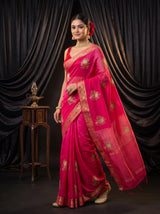 MIMOSA Rani Jaipur Saree — pose 9 styling detail