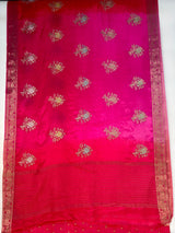 MIMOSA Rani Jaipur Saree — pallu and zari work detail