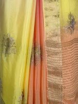 MIMOSA Yellow Jaipur Saree — fleets shot full lifestyle