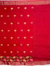 MIMOSA Rani Jaipur Saree — pallu and zari work detail