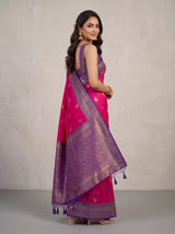 MIMOSA Rani Kanjivaram Saree — pose 5 styling detail