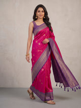 MIMOSA Rani Kanjivaram Saree — pose 6 styling detail