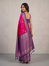 MIMOSA Rani Kanjivaram Saree — pose 7 styling detail