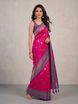 MIMOSA Rani Kanjivaram Saree — pose 9 styling detail