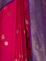 MIMOSA Rani Kanjivaram Saree — fleets shot full lifestyle