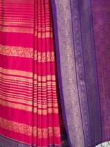 MIMOSA Rani Kanjivaram Art Silk Saree — fleets shot full lifestyle