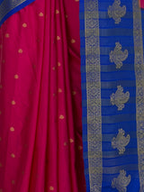 MIMOSA Rani Mysore Silk Crepe Saree — fleets shot full lifestyle