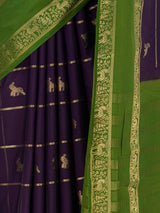 MIMOSA Jamun Mysore Silk Saree — fleets shot full lifestyle