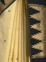 MIMOSA Tussar Banarasi Cotton Saree — fleets shot full lifestyle