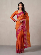 MIMOSA Rani Banarasi Saree — pose 4 styling detail