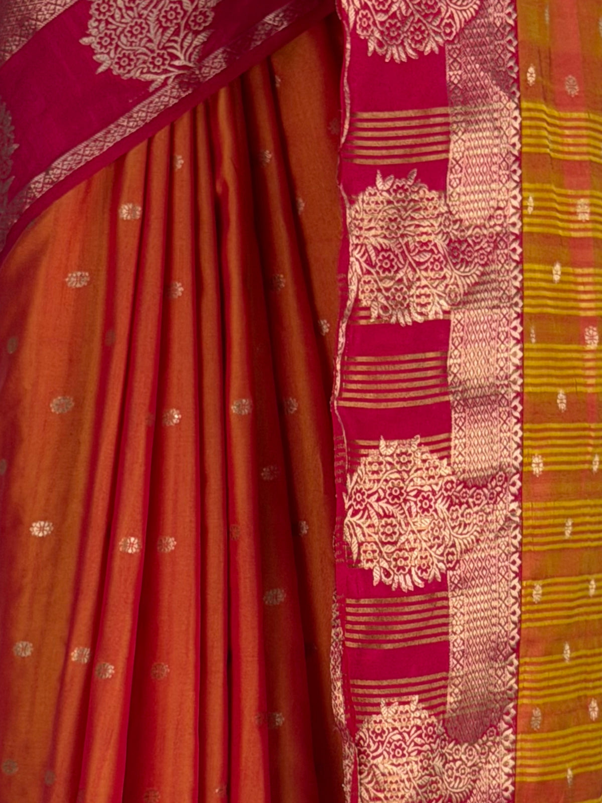 MIMOSA Rani Banarasi Saree — fleets shot full lifestyle