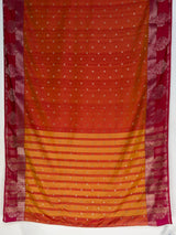 MIMOSA Rani Banarasi Saree — pallu and zari work detail