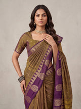 MIMOSA Banarasi Saree — pose 10 styling detail