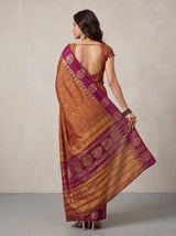 MIMOSA Banarasi Saree — pose 2 styling detail