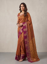 MIMOSA Banarasi Saree — pose 5 styling detail
