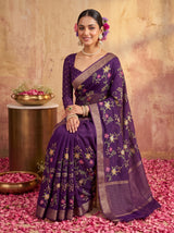 MIMOSA Jamun Jaipur Saree — pose 8 styling detail