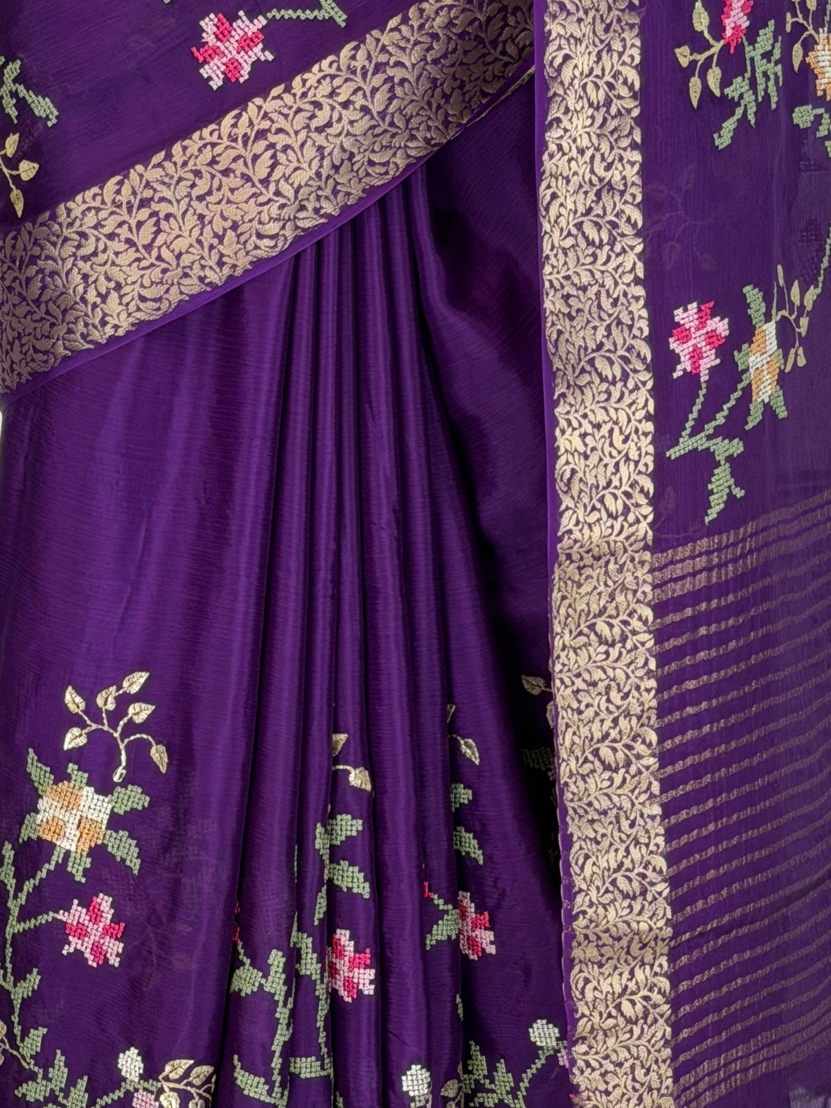 MIMOSA Jamun Jaipur Saree — fleets shot full lifestyle