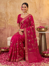 MIMOSA Rani Jaipur Saree — pose 8 styling detail