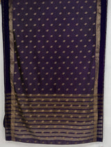 MIMOSA Jamun Bhagalpuri Tussar silk Saree — pallu and zari work detail