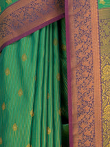 MIMOSA Rama Kanjivaram Art Silk Saree — fleets shot full lifestyle