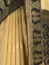 MIMOSA Tussar Banarasi Saree — fleets shot full lifestyle