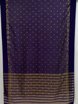 MIMOSA Jamun Bhagalpuri Tussar silk Tussar Silk Saree — pallu and zari work detail
