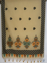 MIMOSA Tussar Banarasi Cotton Saree — pallu and zari work detail