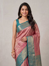 MIMOSA Rani Kanjivaram Saree — pose 10 styling detail