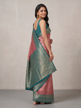 MIMOSA Rani Kanjivaram Saree — pose 5 styling detail