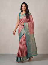 MIMOSA Rani Kanjivaram Saree — pose 6 styling detail