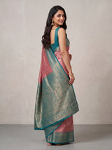 MIMOSA Rani Kanjivaram Saree — pose 7 styling detail
