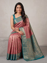MIMOSA Rani Kanjivaram Saree — pose 8 styling detail