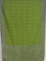 MIMOSA Olive Banarasi Saree — pallu and zari work detail