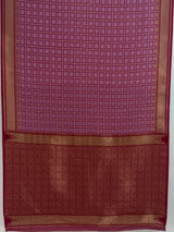 MIMOSA Pink Banarasi Saree — pallu and zari work detail