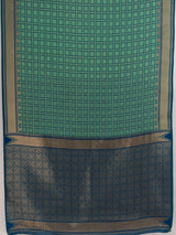 MIMOSA Rama Banarasi Saree — pallu and zari work detail
