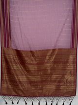 MIMOSA Pink Banarasi Saree — pallu and zari work detail