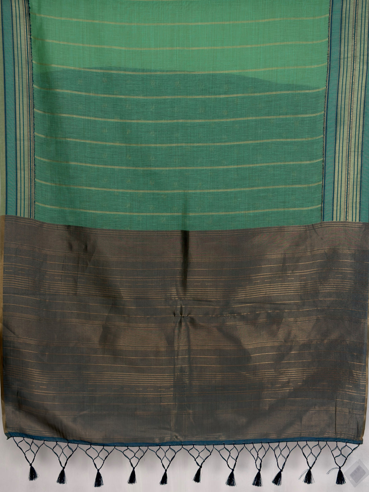 MIMOSA Rama Banarasi Saree — pallu and zari work detail
