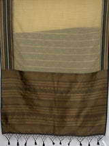 MIMOSA Tussar Banarasi Saree — pallu and zari work detail