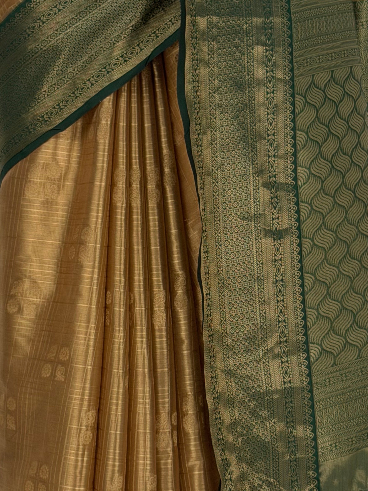 MIMOSA Tussar Kanjivaram Art Silk Saree — fleets shot full lifestyle