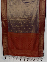 MIMOSA Jamun Kanjivaram Saree — pallu and zari work detail