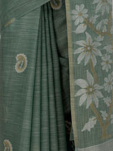 MIMOSA Rama Banarasi Saree — fleets shot full lifestyle