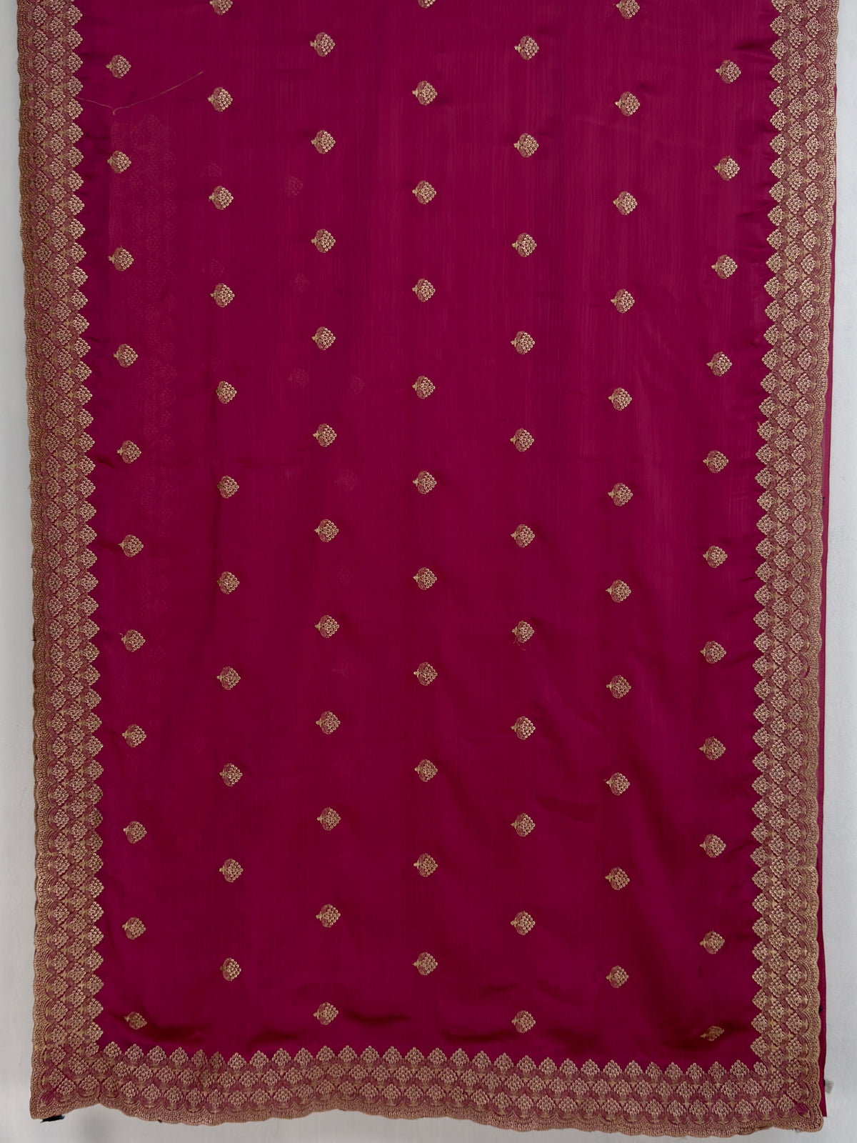 MIMOSA Gajari Banarasi Saree — pallu and zari work detail