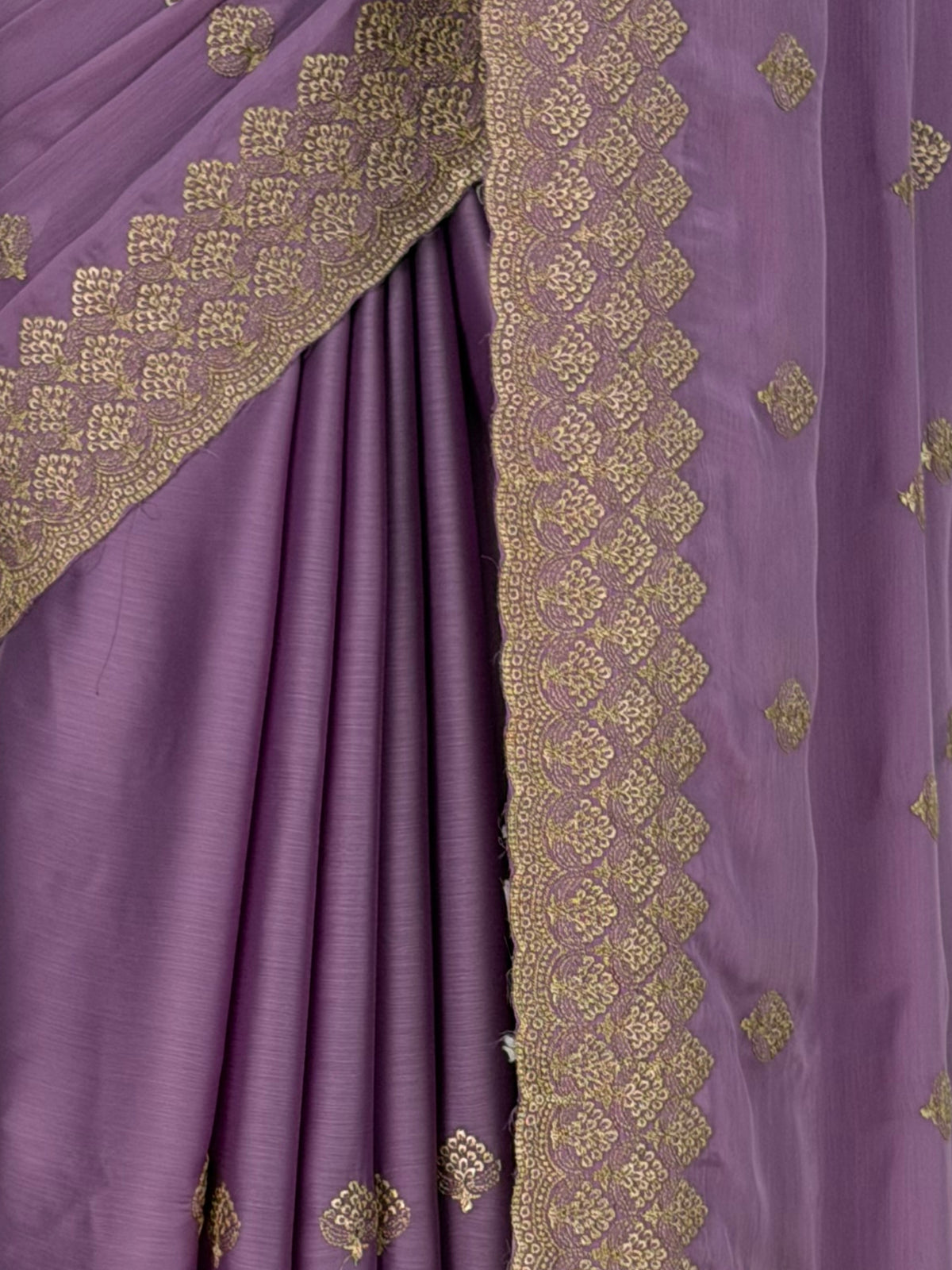 MIMOSA Lavender Banarasi Saree — fleets shot full lifestyle